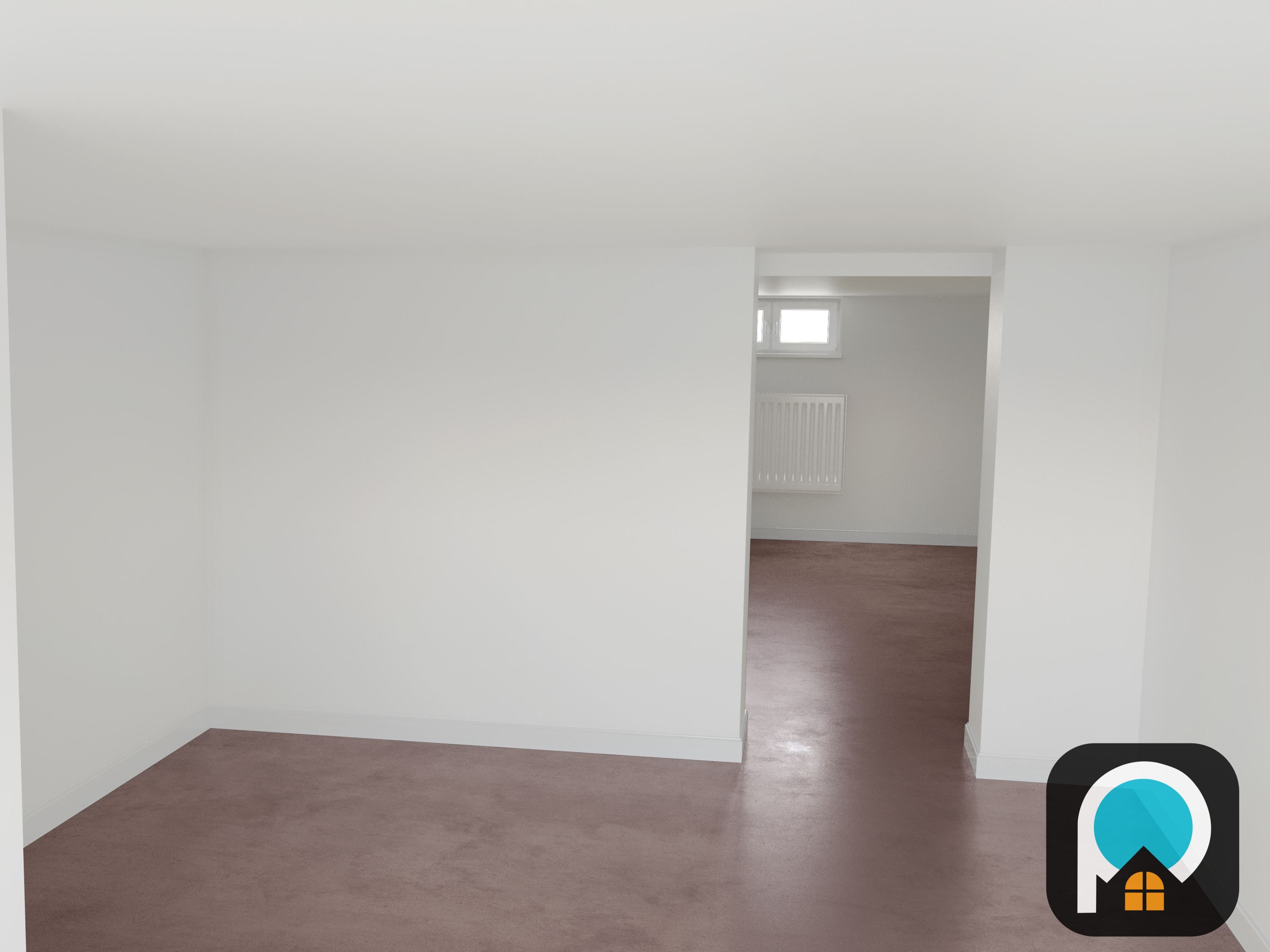 Renovated Property Space After